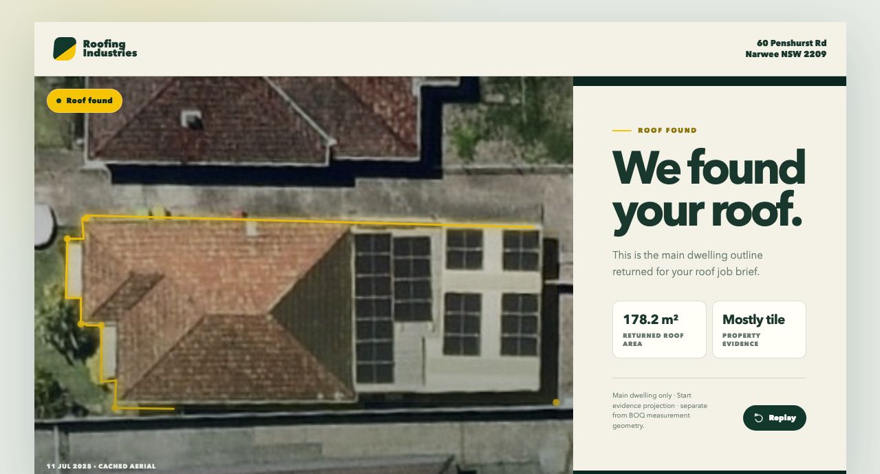 Factory 57 homeowner roof found